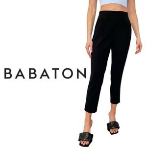 BABATON Cohen Pant Cropped Dress Pant - Black - Size 12